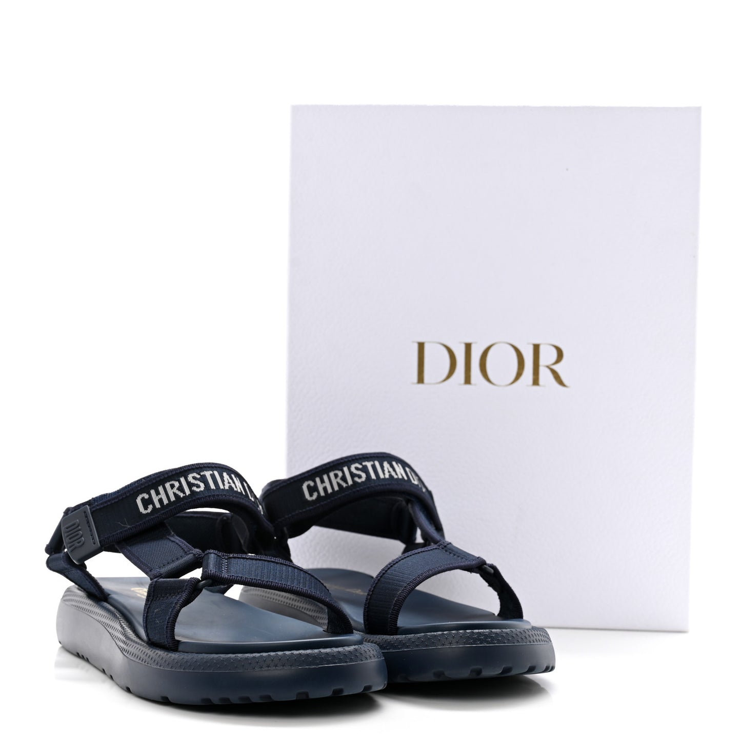 Technical Canvas Ribbon D-Wave 25mm Sandals 37.5 Indigo