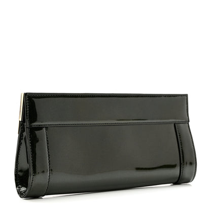 Gucci Patent Britt Interlocking G Starlight Clutch Black 2 of 6