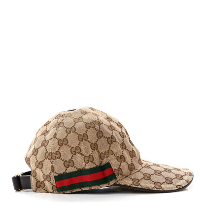 Gucci Monogram Web Baseball Hat S Beige Cocoa 5 of 9