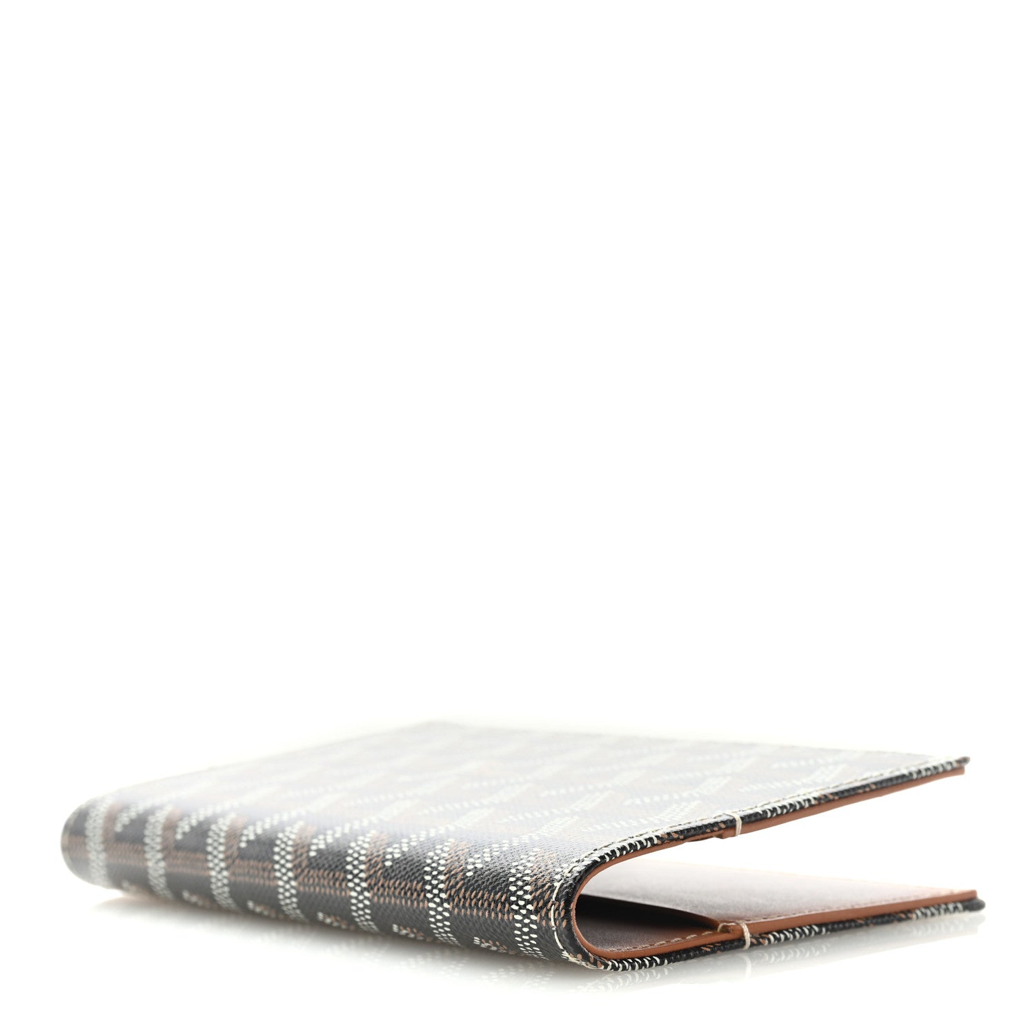 Goyard Goyardine Grenelle Passport Wallet Black Gold 4 of 6