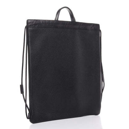 Gucci Calfskin Coco Capitan Logo Drawstring Backpack Black 3 of 9