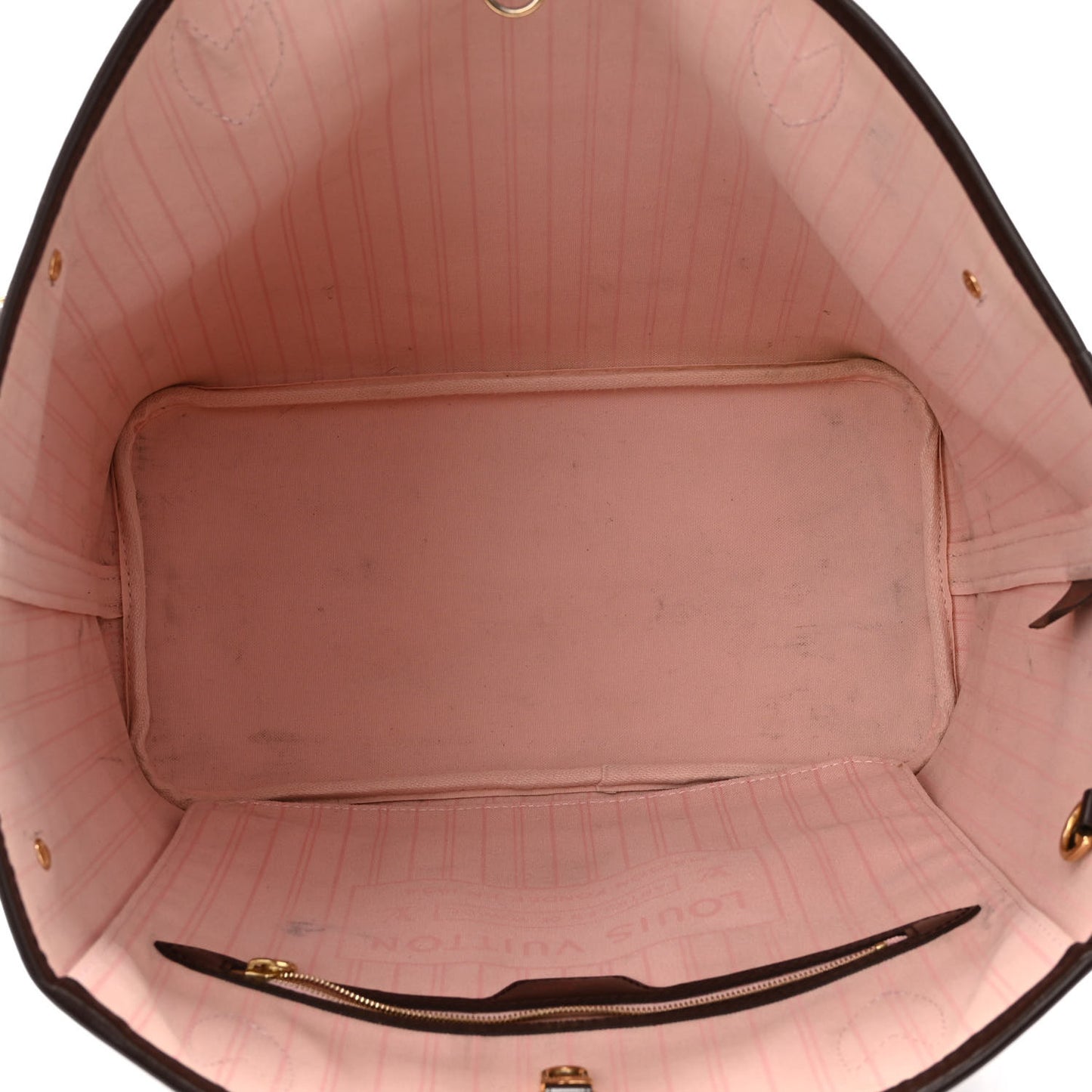 Damier Ebene Neo Neverfull MM Rose Ballerine