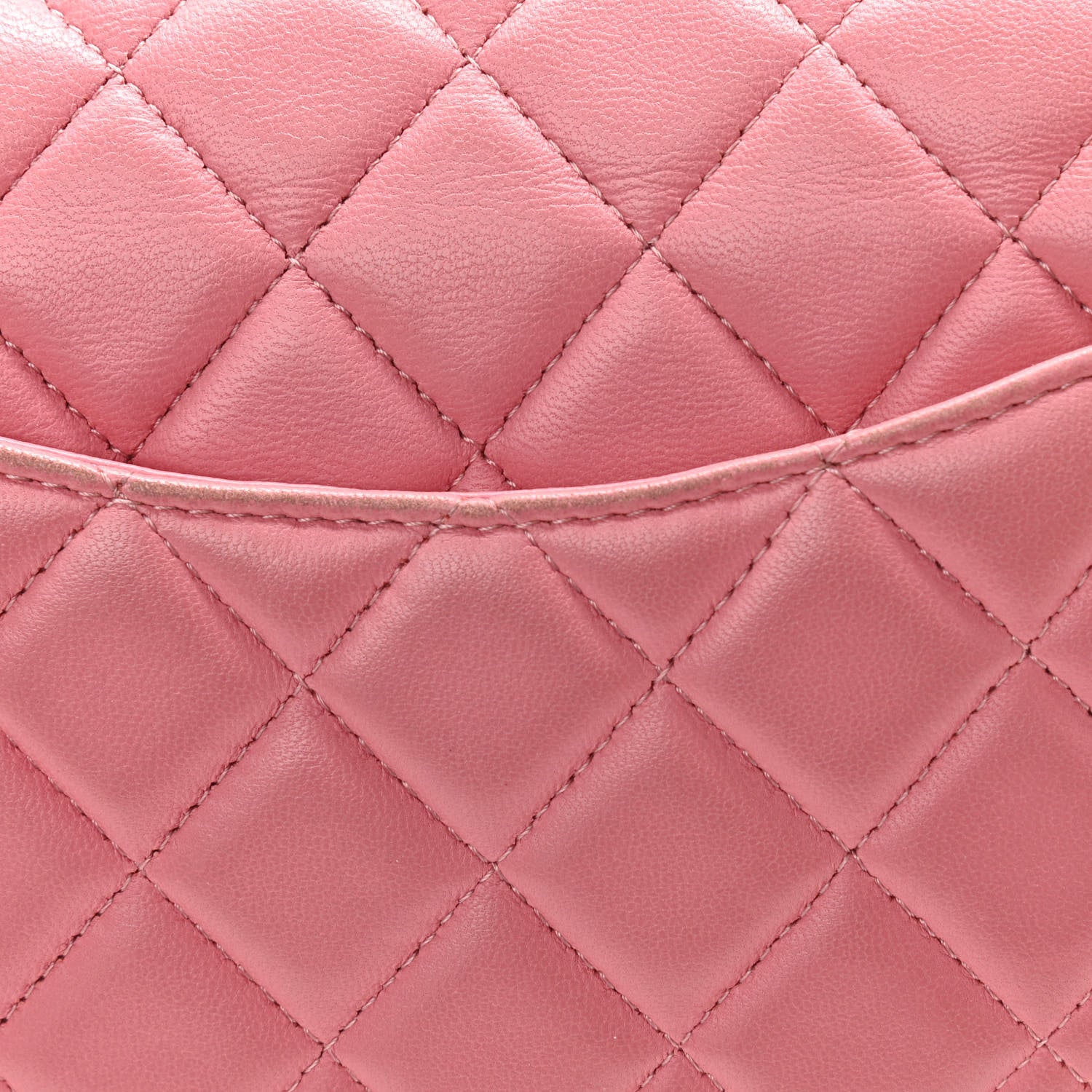 Chanel Lambskin Quilted Mini Rectangular Flap Pink 12 of 12