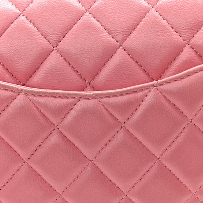Chanel Lambskin Quilted Mini Rectangular Flap Pink 12 of 12