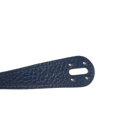Hermes Taurillon Clemence Verso Lindy 30 Bleu Izmir Blue Saphir 12 of 12