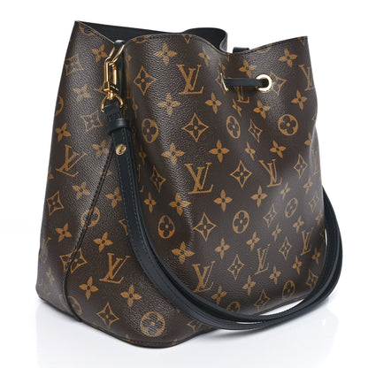 Louis Vuitton Monogram Neonoe MM Black 3 of 9
