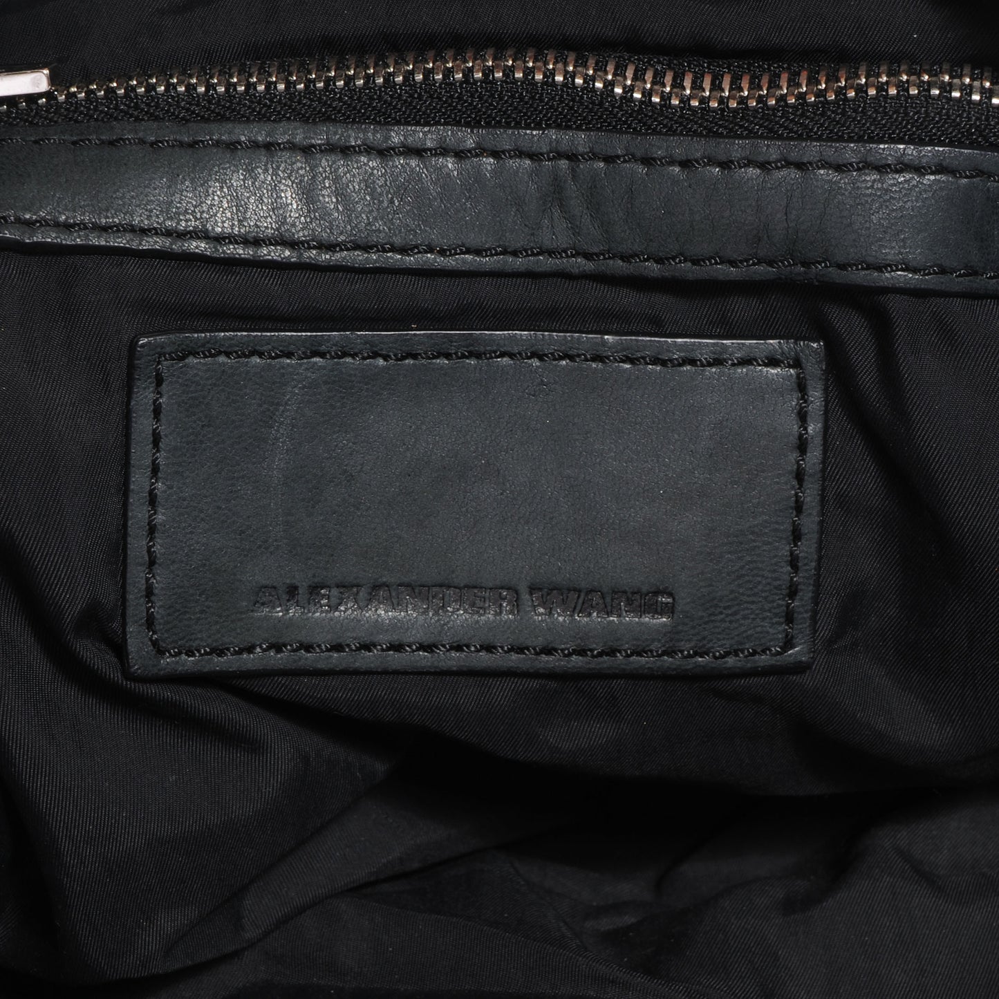 Washed Lambskin Brenda Chain Black