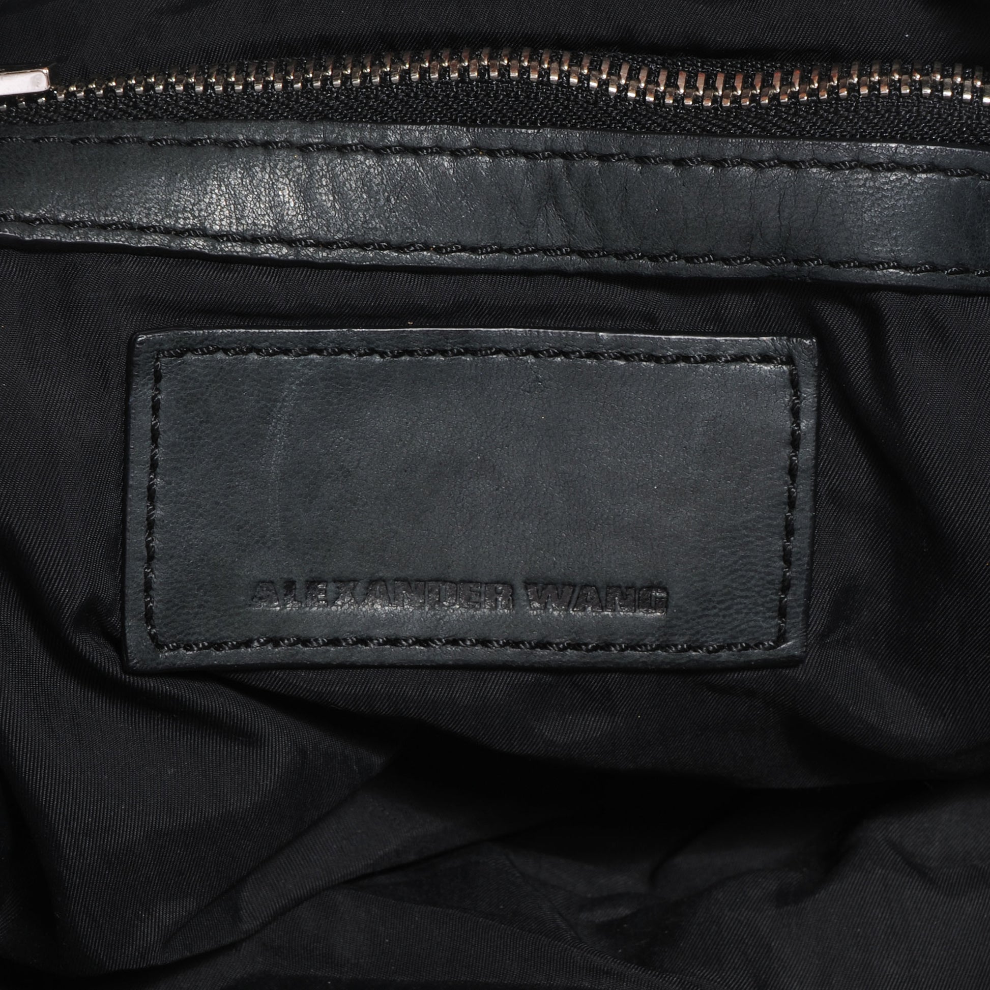 Alexander Wang Washed Lambskin Brenda Chain Black 6 of 6