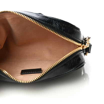 Gucci Suede Patent Web Mini Ophidia Shoulder Bag Black 5 of 10