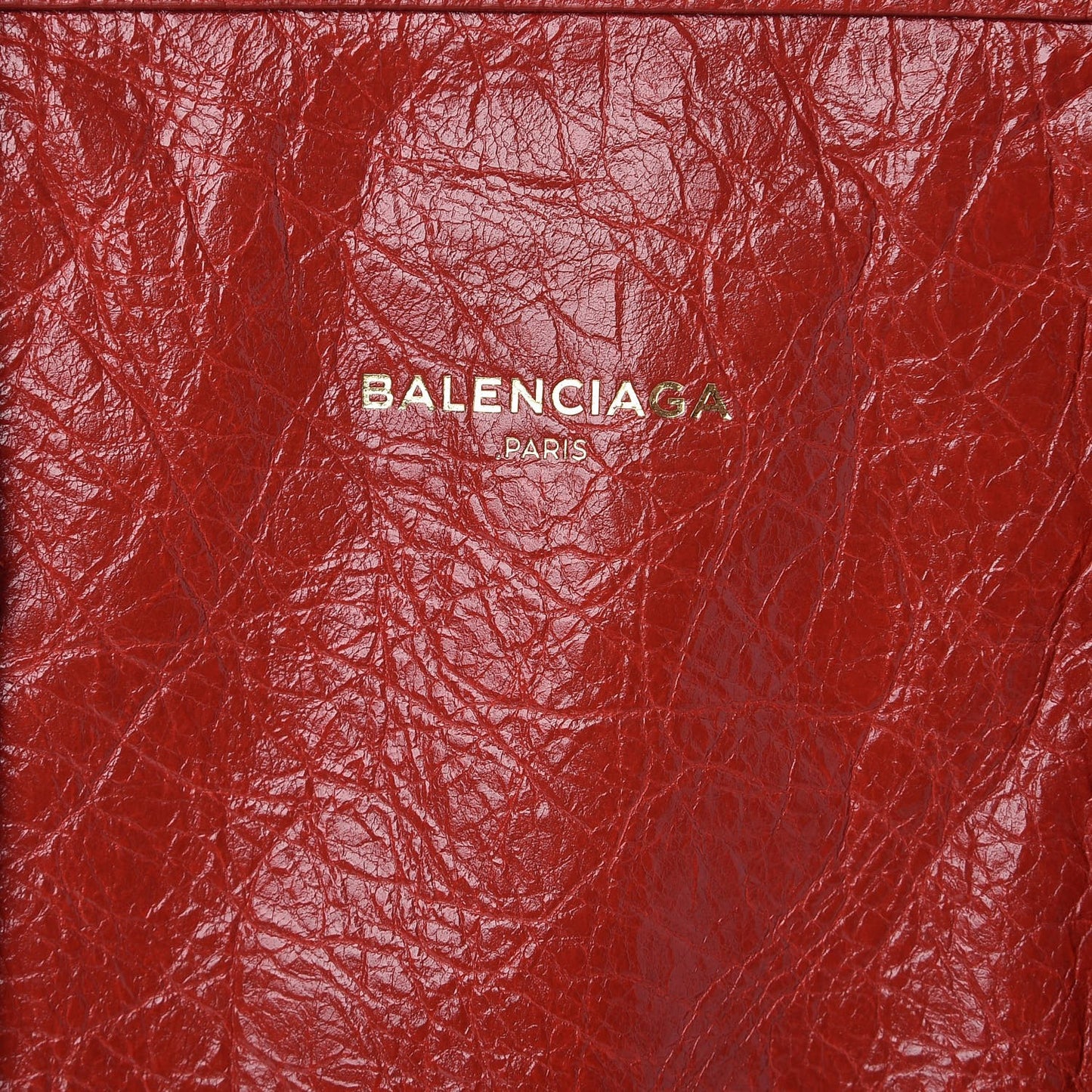 Agneau Small Bazar Shopper Tote Rouge Groseille