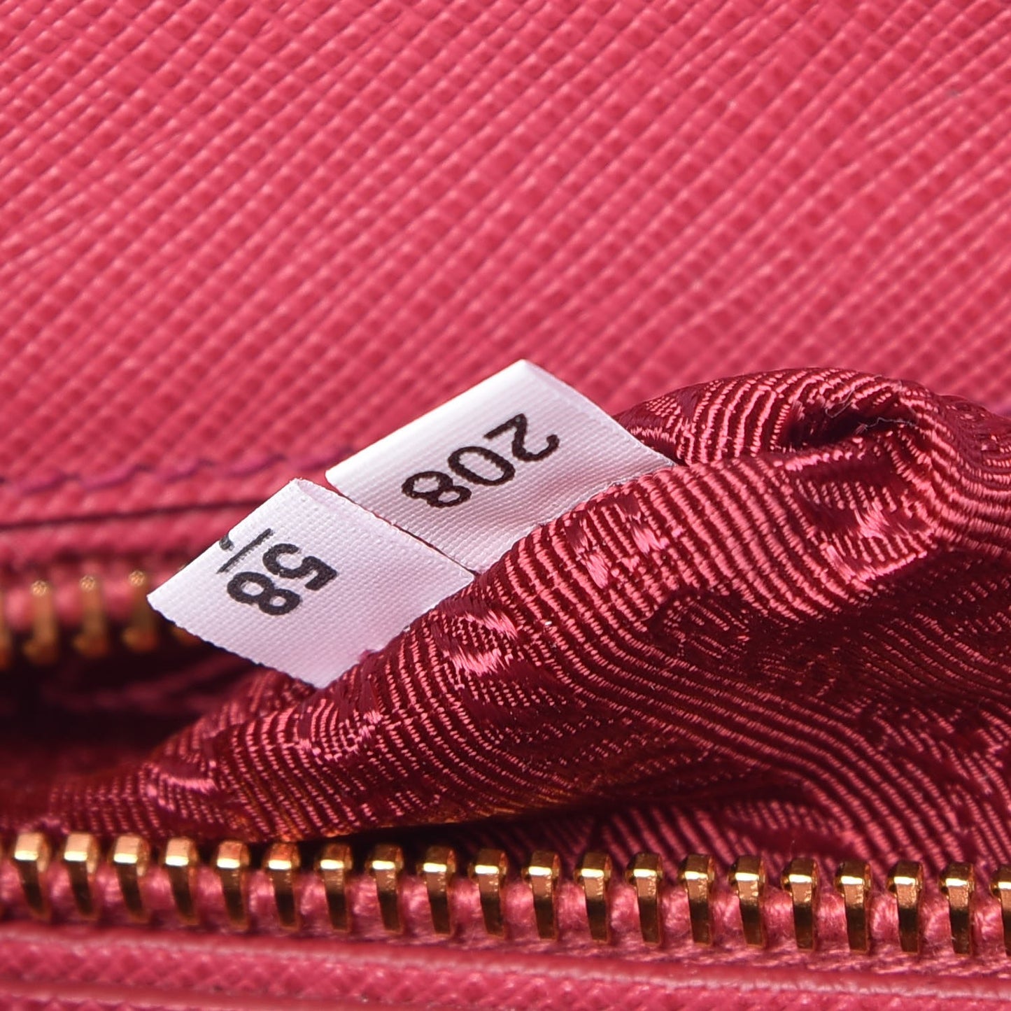 Saffiano Mini Galleria Double Zip Tote Peonia