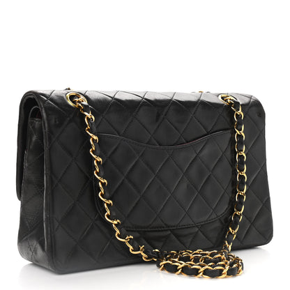 Chanel Lambskin Quilted Medium Double Flap Black 3 of 12