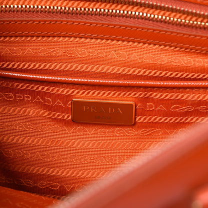 Prada Saffiano Medium Galleria Double Zip Tote Papaya 7 of 26