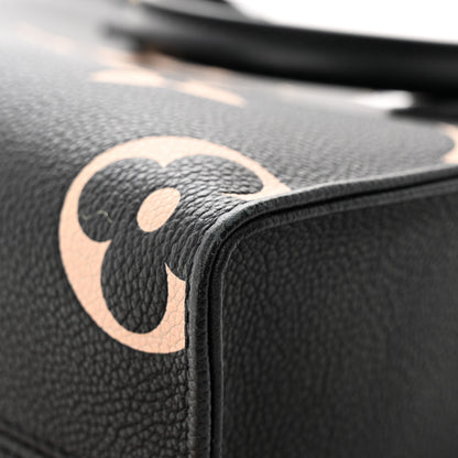 Louis Vuitton Empreinte Monogram Giant Onthego PM Black Beige 11 of 12