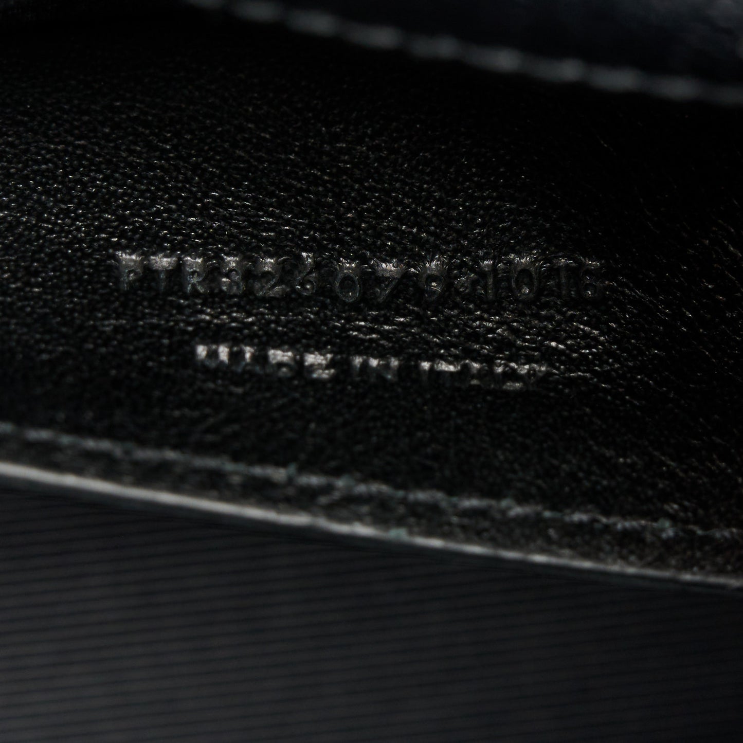 Grain De Poudre Monogram Cassandre Clutch Black