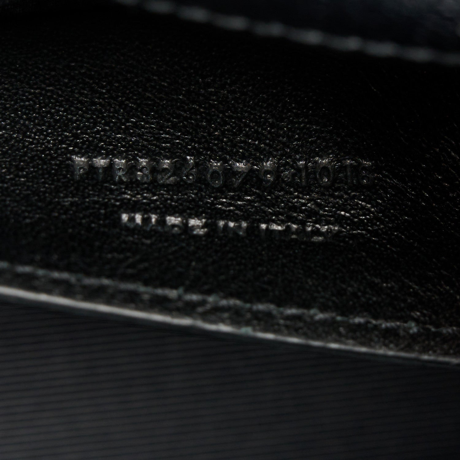 Saint Laurent Grain De Poudre Monogram Cassandre Clutch Black 8 of 11