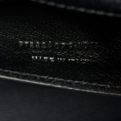 Saint Laurent Grain De Poudre Monogram Cassandre Clutch Black 8 of 11