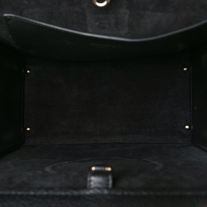 Salvatore Ferragamo Grained Calfskin Medium Meera Tote Black 4 of 8