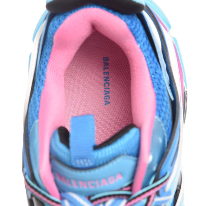 Balenciaga Mesh Nylon Womens Track Sneakers 41 Blue Black 7 of 8