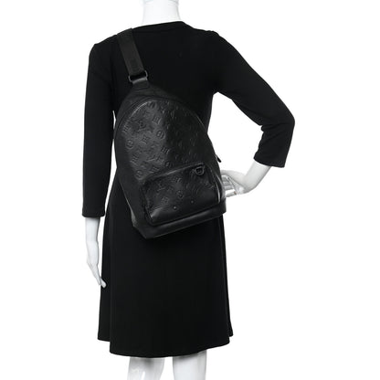 Louis Vuitton Monogram Shadow Racer Slingbag Black 2 of 10