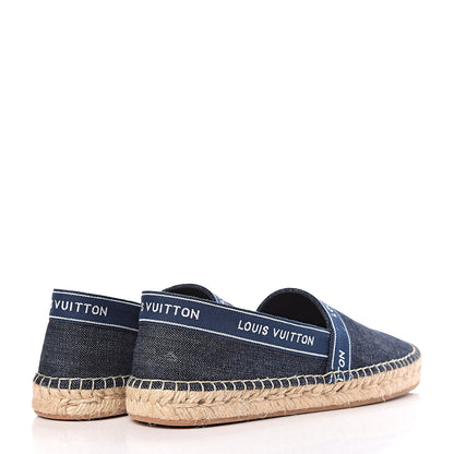 Louis Vuitton Denim Croisiere Espadrille 37.5 Marine 4 of 8