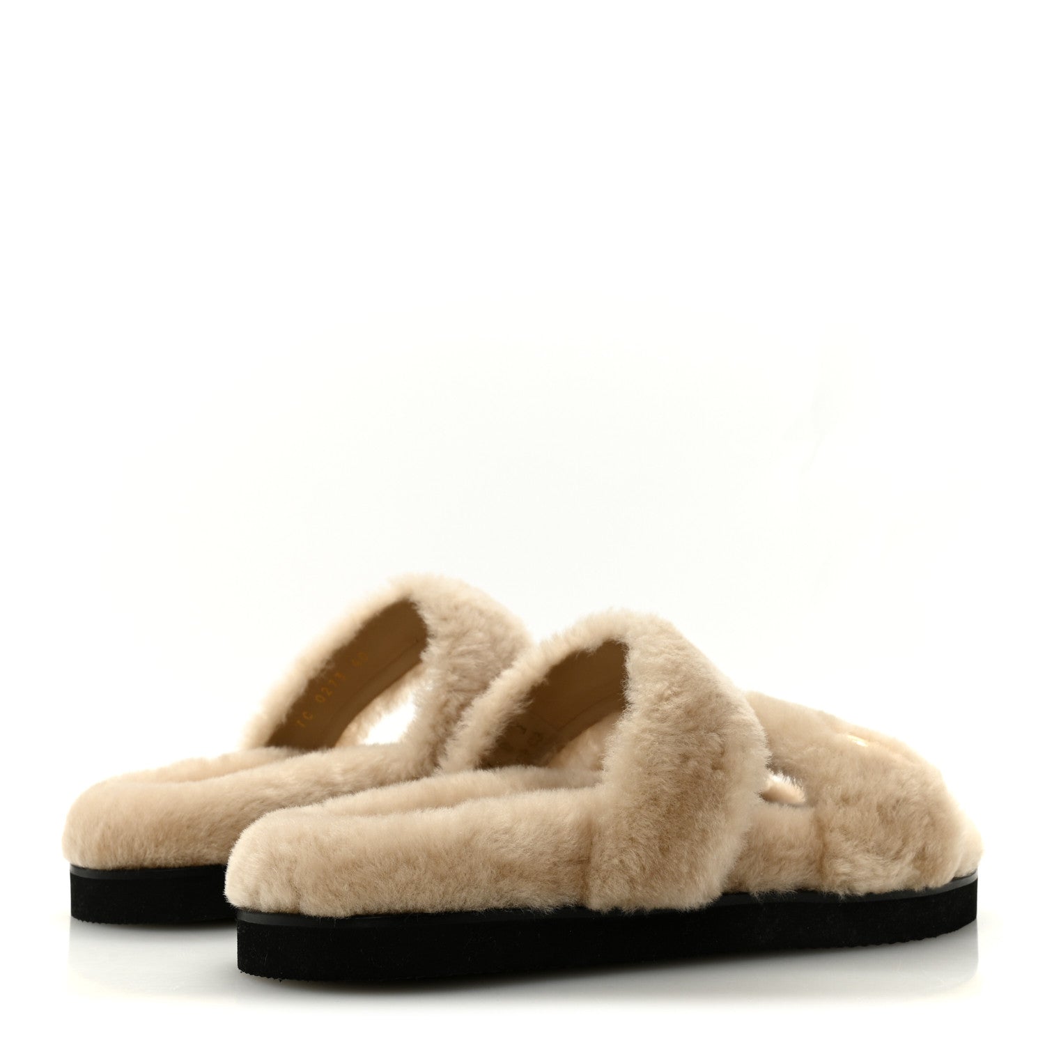 Louis Vuitton Shearling LV Sunset Flat Comfort Mule 40 Beige 5 of 10