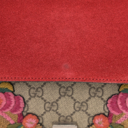 Gucci GG Supreme Monogram Embroidered Medium Dionysus Shoulder Bag Beige Hibiscus 17 of 21