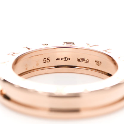 Bulgari 18K Rose Gold B.Zero1 One-Band Ring 55 7.25 4 of 6