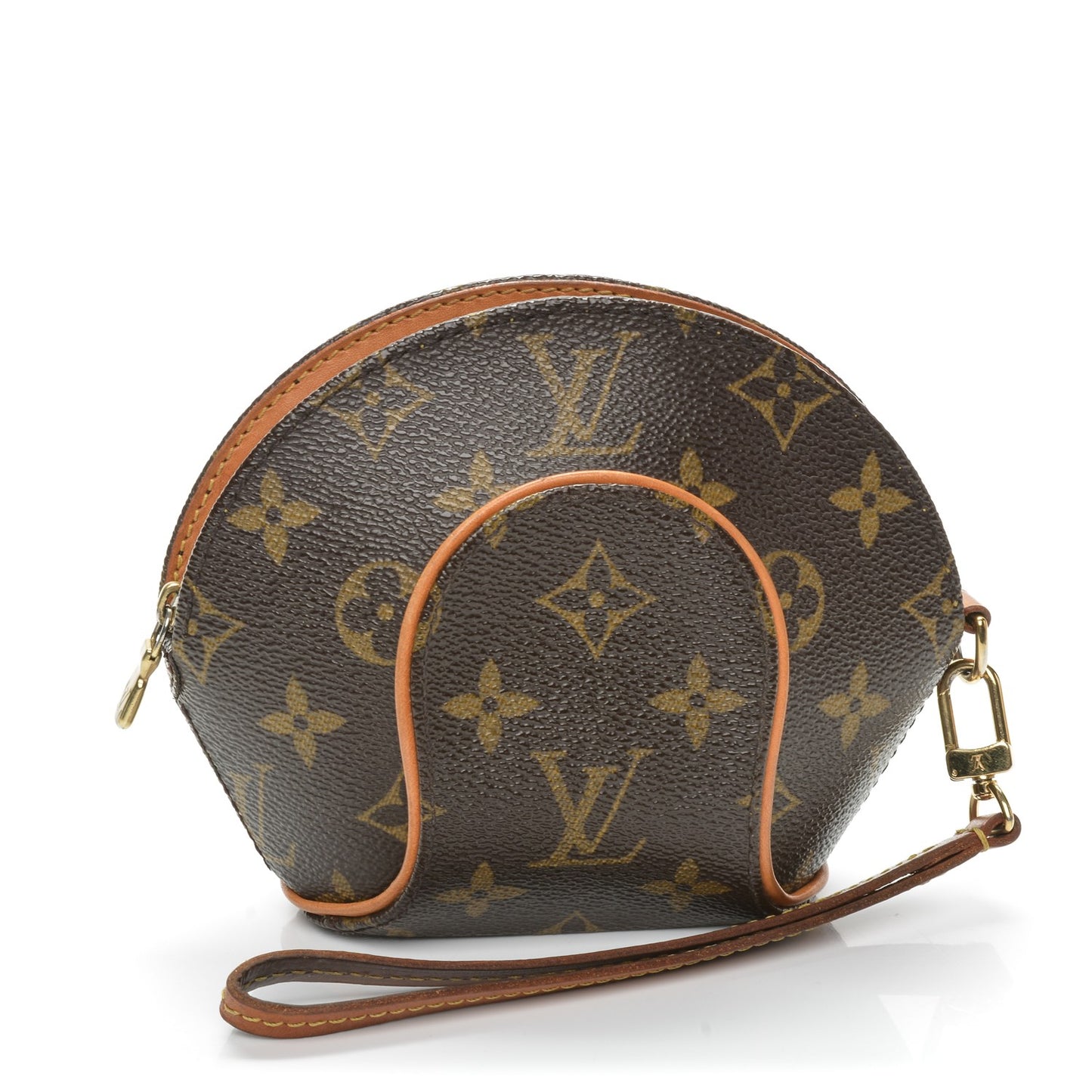 Monogram Mini Ellipse Wristlet Clutch