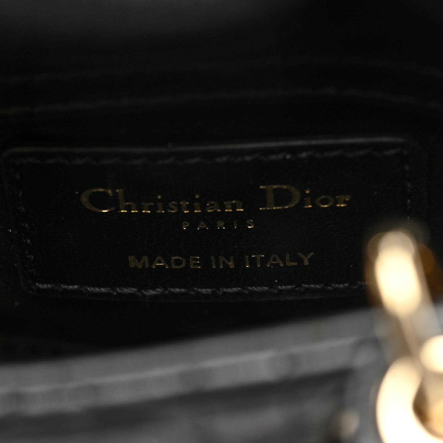 Christian Dior Lambskin Cannage Micro Lady Dior Black 6 of 9