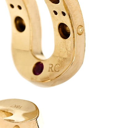 Roberto Coin 18K Yellow Gold Double Symphony Pois Moi Band Ring 47 4.25 4 of 5