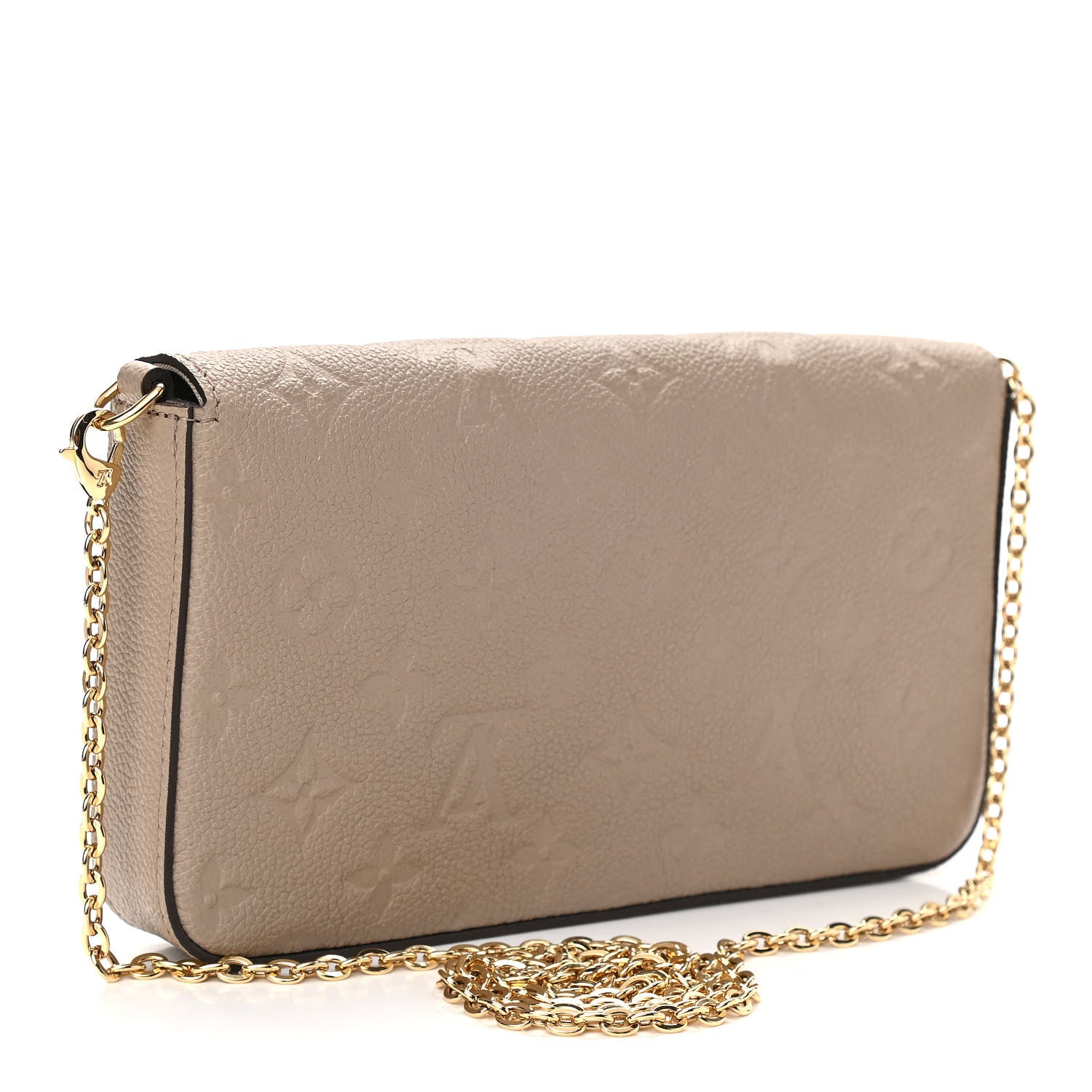 Louis Vuitton Empreinte Pochette Felicie Chain Wallet Tourterelle 4 of 11