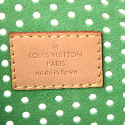 Louis Vuitton Monogram Perforated Pochette Accessories Bag Green 7 of 14
