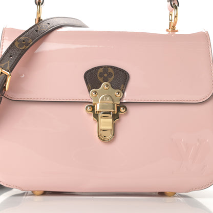 Louis Vuitton Patent Calfskin Monogram Cherrywood PM Rose Ballerine 8 of 12