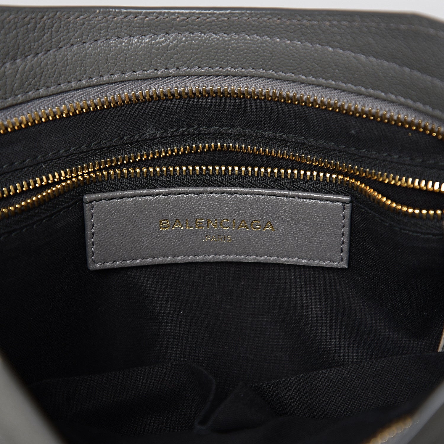 Balenciaga Chevre Gold Metallic Edge Hardware S City Gris Acier 5 of 9