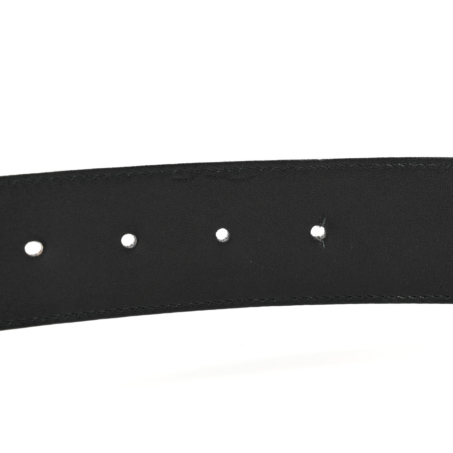 Textured Calfskin Double G 40mm Belt 80 32 Black