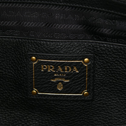 Prada Vitello Daino Tote Black 5 of 8
