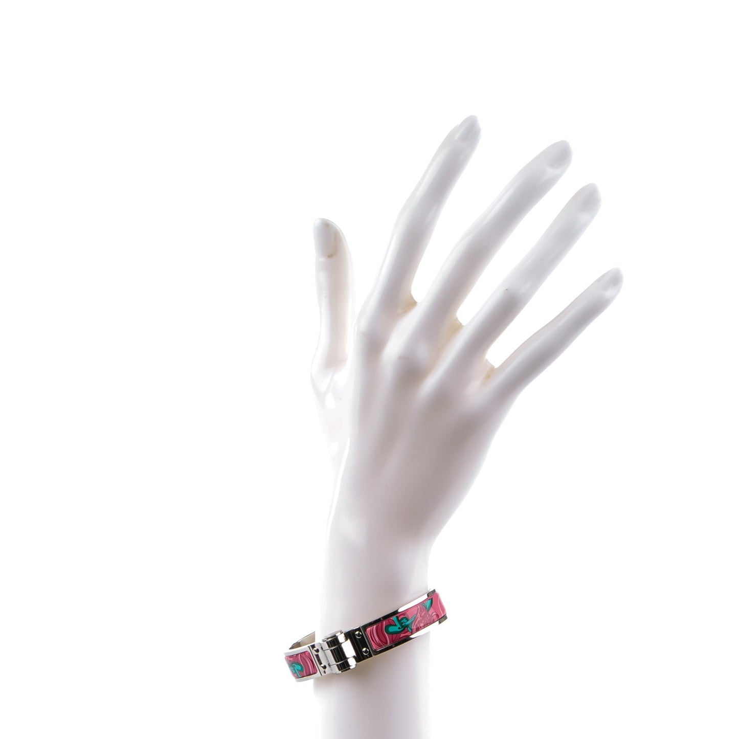 Enamel Printed Narrow Brides De Gala Hinged Bracelet S