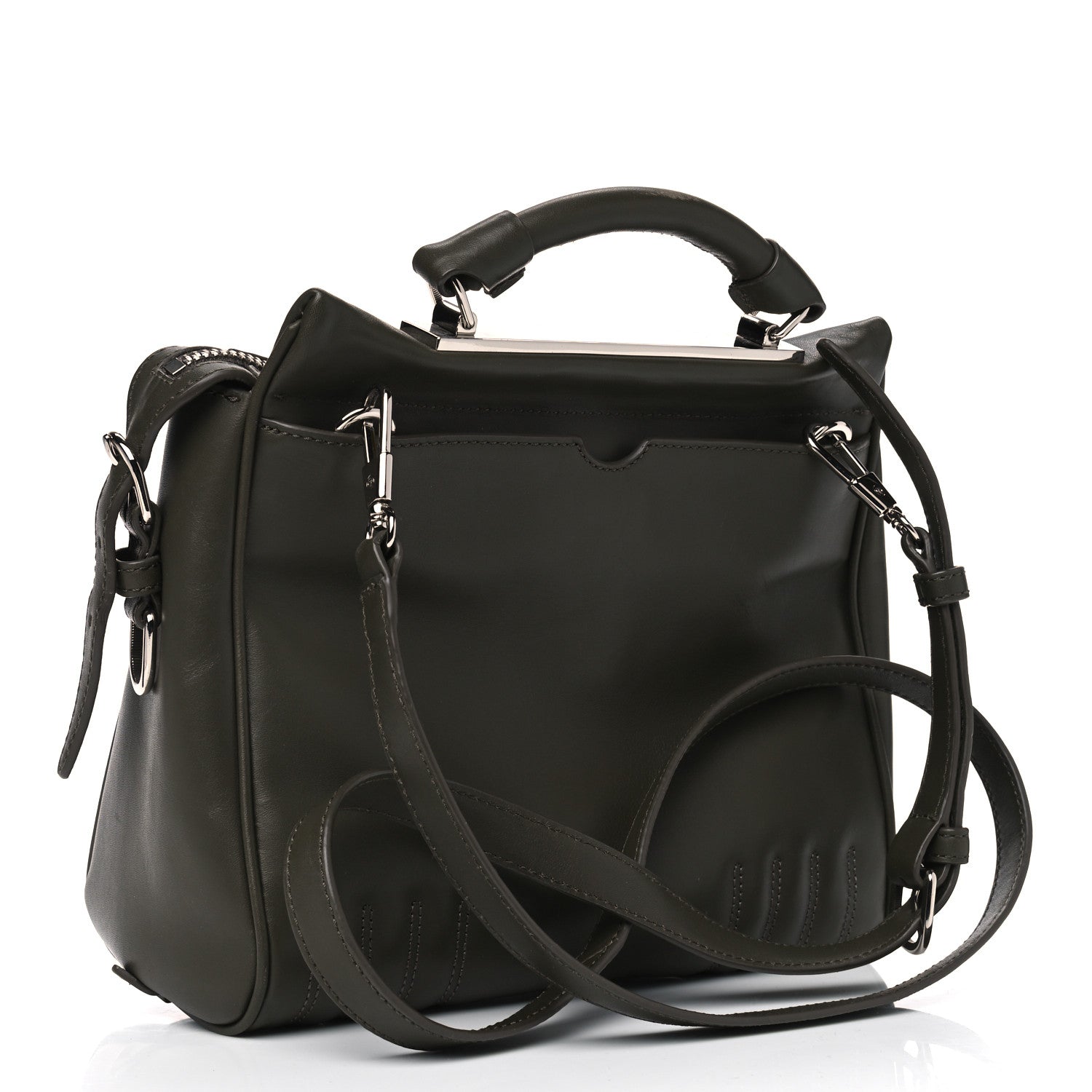3.1 Phillip Lim Small Ryder Satchel Dark Olive 2 of 10