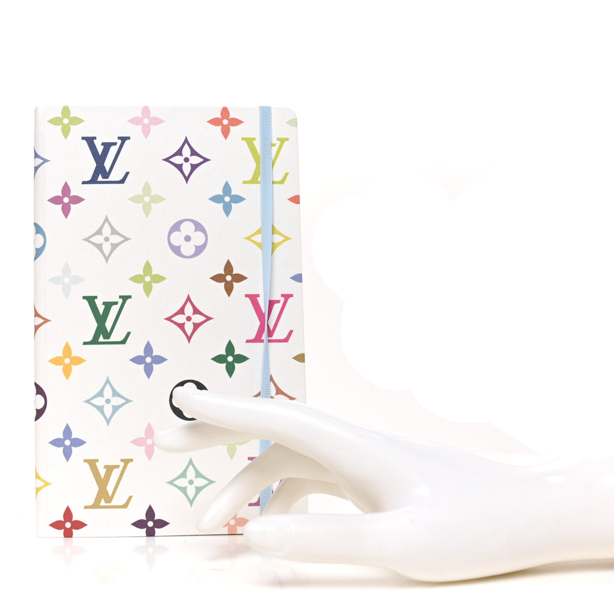 LV x TM Monogram Multicolor Jane Notebook MM White