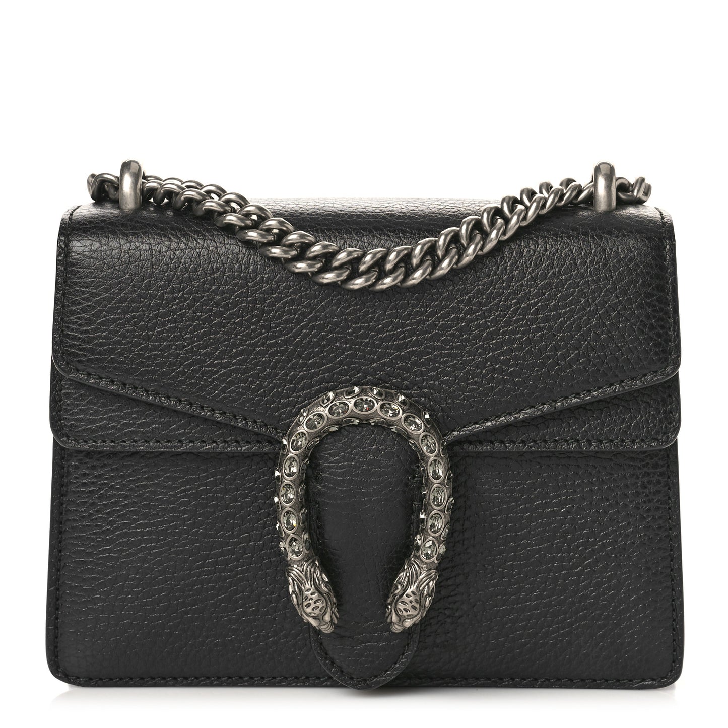 Calfskin Mini Dionysus Shoulder Bag Black