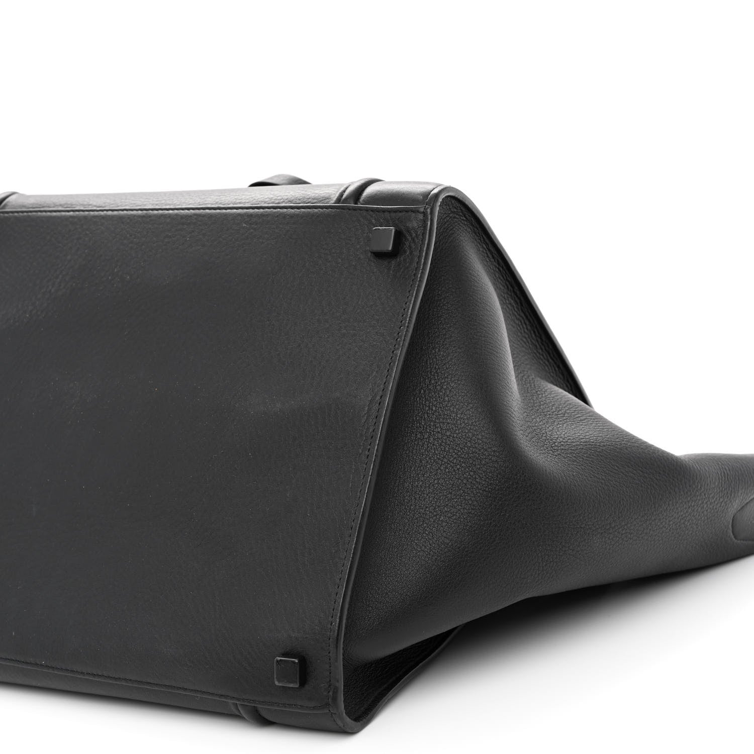 Celine Grained Calfskin Medium Phantom Luggage Black 10 of 11