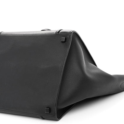 Celine Grained Calfskin Medium Phantom Luggage Black 10 of 11