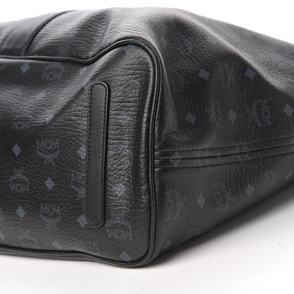 MCM Visetos Large Liz Reversible Shopper Tote Black 16 of 20