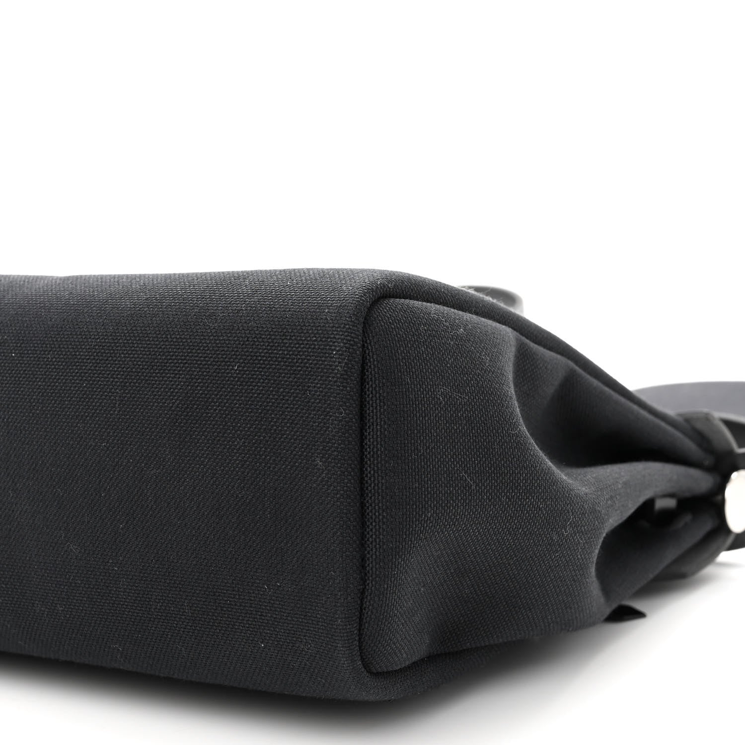 Hermes Military Toile Vache Hunter Herbag Zip PM 31 Black 9 of 10