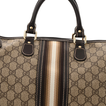 Gucci GG Plus Monogram Web Medium Joy Boston Dark Brown 8 of 12
