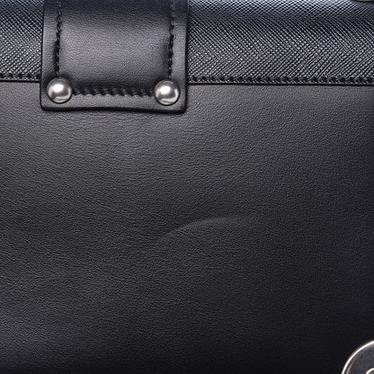 Prada City Calf Saffiano Cahier Bag Black 10 of 11