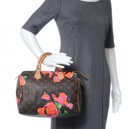 Louis Vuitton Monogram Roses Speedy 30 2 of 8