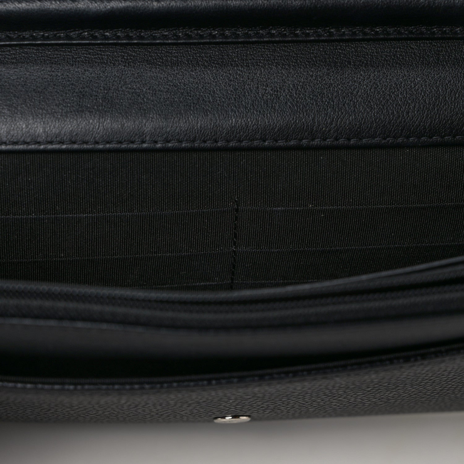 Chanel Caviar Timeless CC Wallet On Chain WOC Black 11 of 12