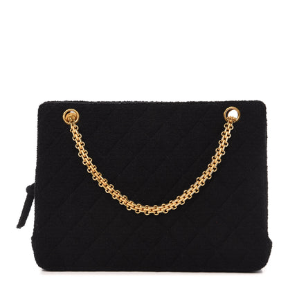 Chanel Jersey Quilted Shopping Tote Black 1 of 13
